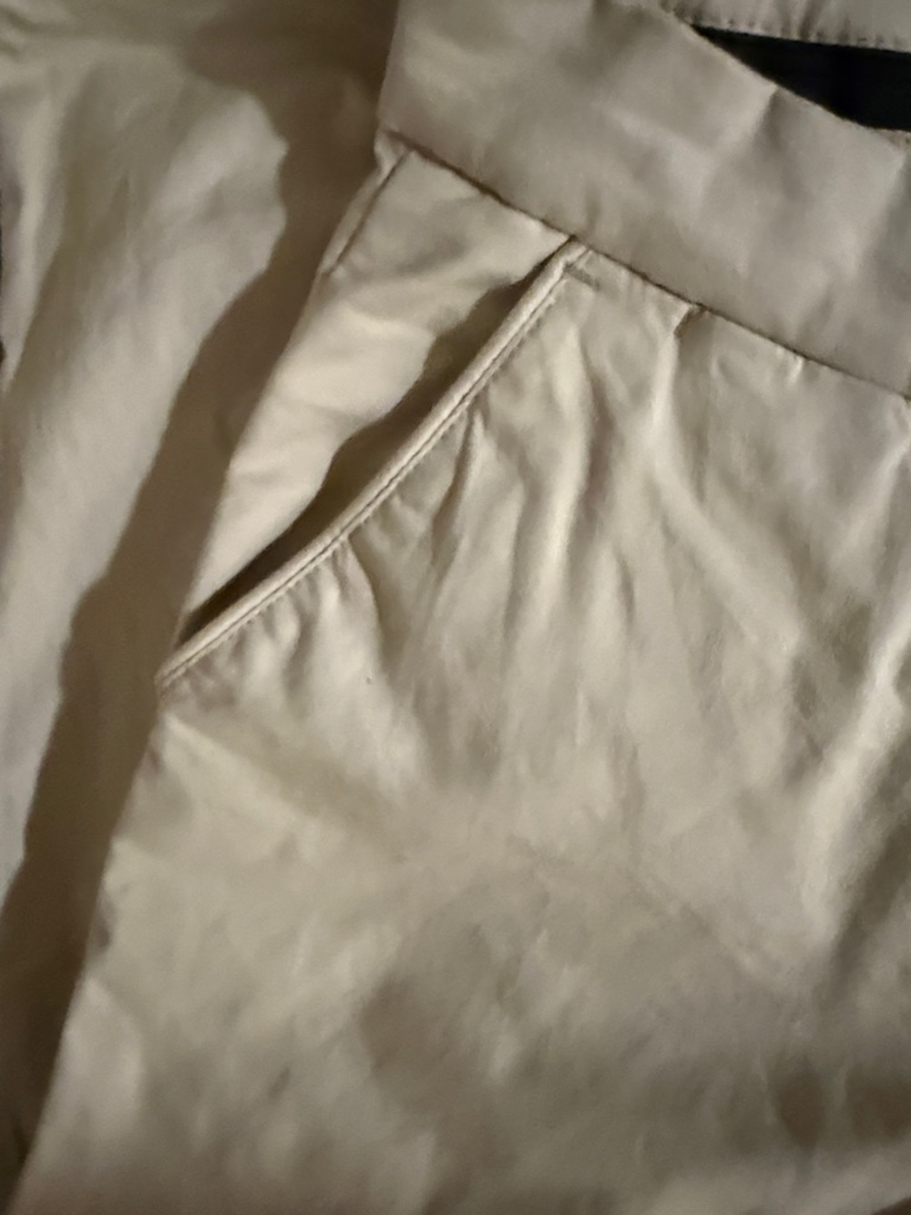 Classic Beige Cotton Chino Pants - Picture 6 of 7